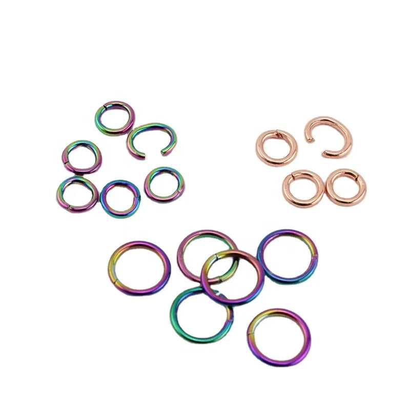 Nolvo World 2025 New Design Hardware Openable Type Small Mini 6mm 10mm O-ring Buckle Metal O Ring for Handbag/bag