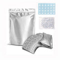 100 Pack Ziplock Wholesale 1 5 Gallon Mylar Bags for Food Storage with Oxygen Absorbers