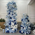 Customized Blue Wedding Arch Flowers New Silk Artificial Floral Arrangement for Party Decor for Wedding Events