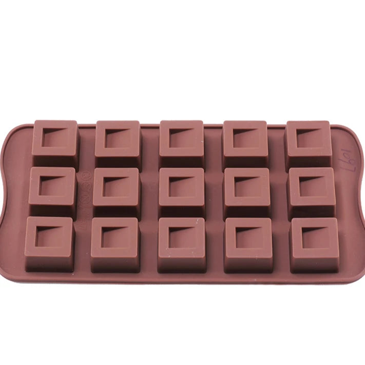 Hot Selling Hotel Bakery Soft Barking Tool Easy Clean Silicone Chocolate Molds