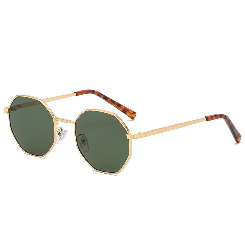 2024 Frames Manufacturing Women Custom Sunglasses Suppliers Men Purple Round Custom Luxury Metal Sunglasses