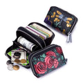 New Women's Wallet Short Large Capacity Personalized Painted Cow Leather