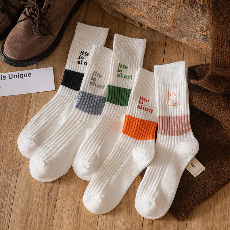 Embroidery Logo Socks Letters Cotton Cushion High Quality Customized Training Athletic Custom Sports Autumn Casual Bottom/Body