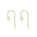 Jewelry 14K Gold Filled Pattern Earring Hook Jewelry Findings Ear Hooks