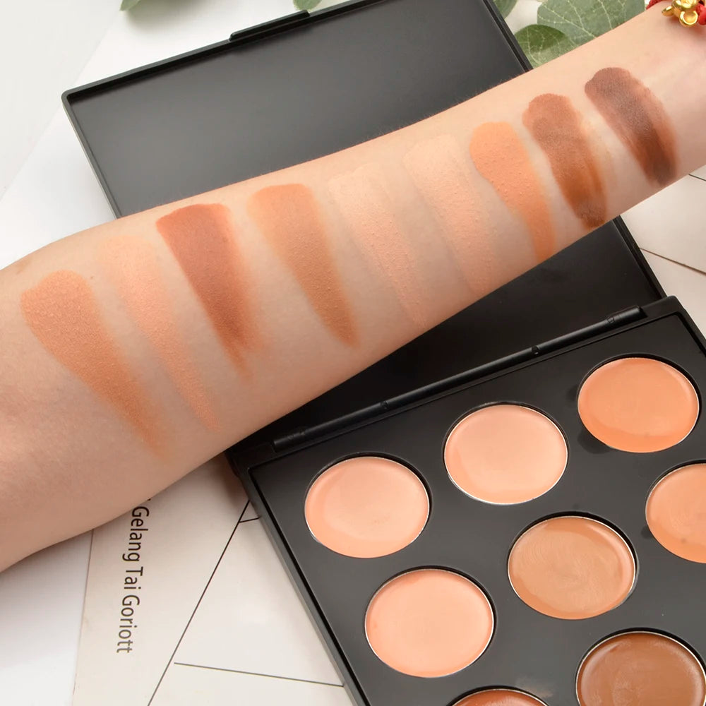 Lace Concealer Palette Private Label Cream Concealer Palette Professional Makeup Cream Make up Contour Palette