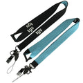 Innovative Products 2026 Wholesale Customized Cord Silkscreen Label Polyester Neck Strap Lanyard with Safety Breakaway Clip