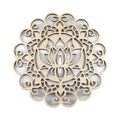 Tailai Hot Sale Flower Life Lotus Sacred Geometry Wood Wall Art Home Decor for Yoga Meditation Wooden Wall Hanging Sculpture