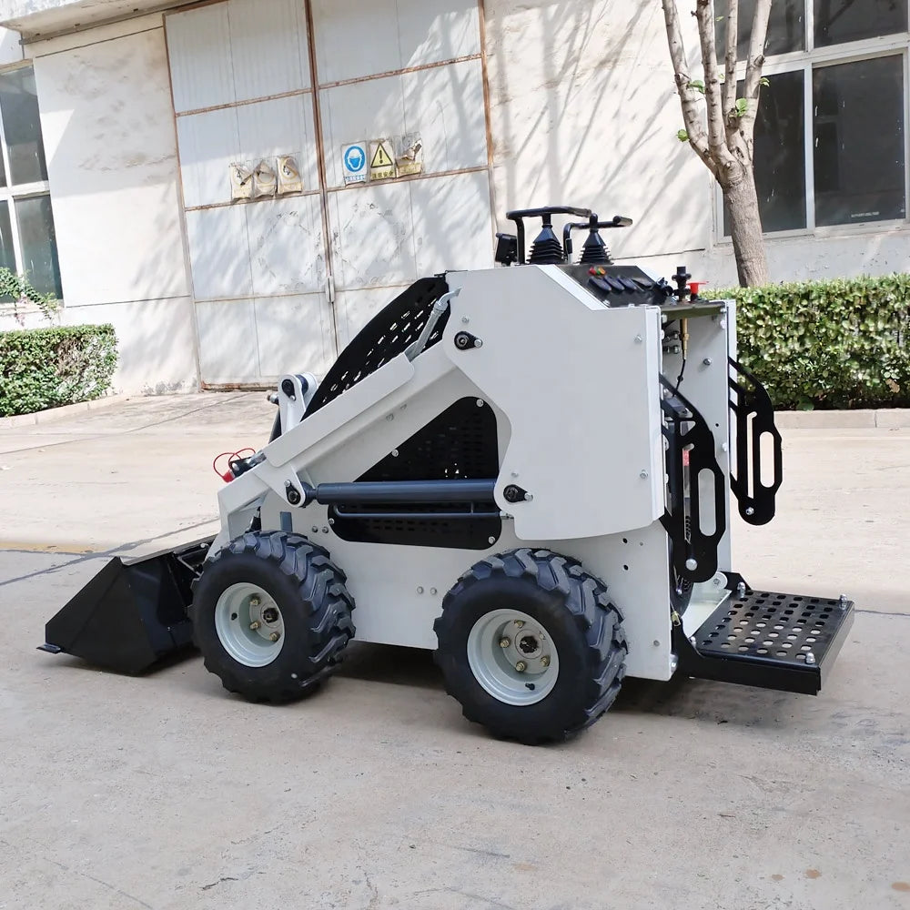 TOSH Hot Selling Mini diesel Forestry Mulcher Snow Blower Ride on Skid Steer Loader with CE Certificate