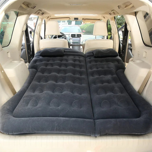 Car Inflatable Mattress Outdoor Camping Seat Dual-purpose Off-road Trunk Inflatable Bed General Purpose SUV Travel Bed for Car