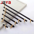 JAYA Chrome Drawer Pull Nordic Furniture Handles & Knobs Knurled Cabinet Pulls Chest of Drawers Handles Sliding Main Door Handle