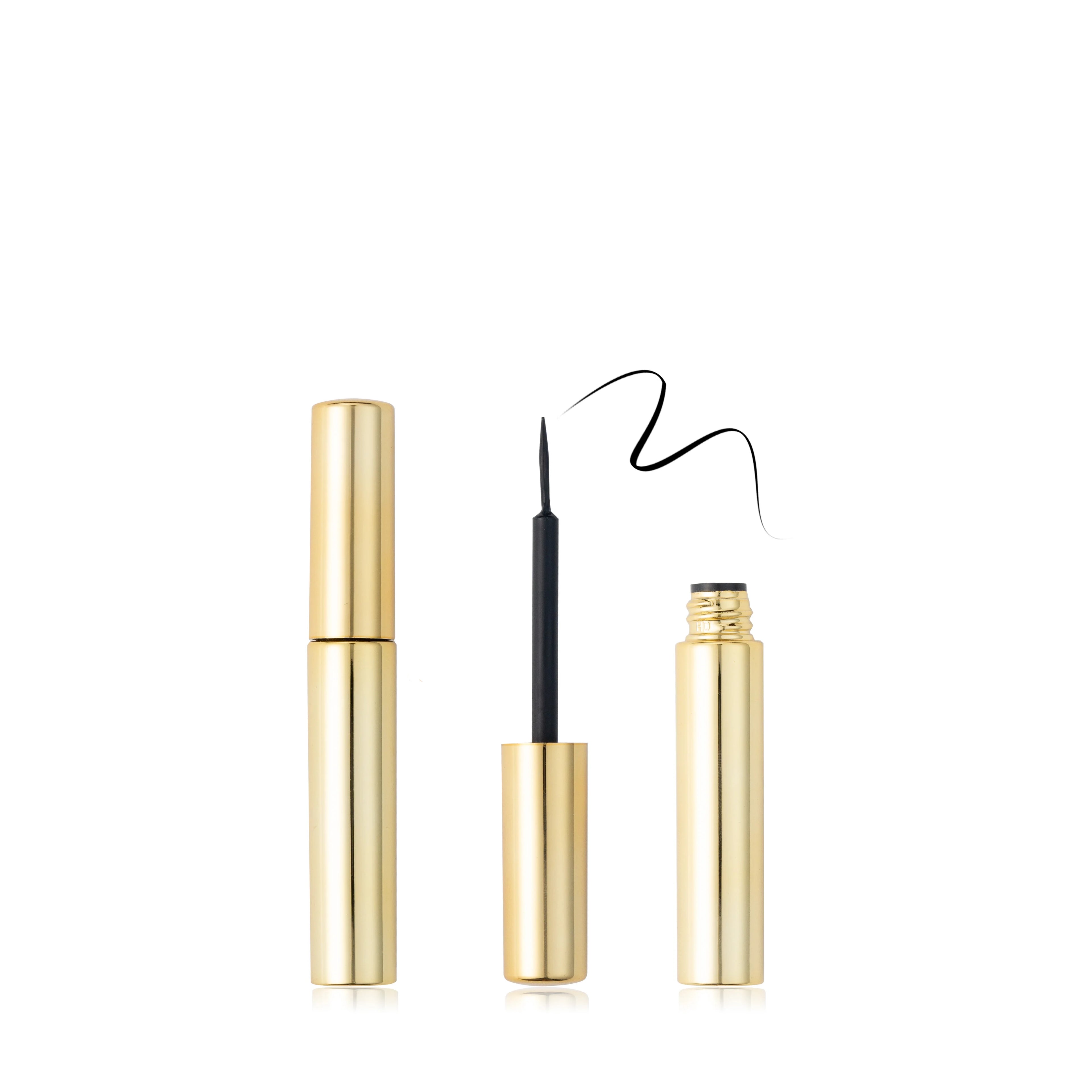 Private Label Long Lasting Black Liquid Eyeliner Waterproof Magnetic Eye Makeup Natural Chemical Ingredient No Logo Daily Use