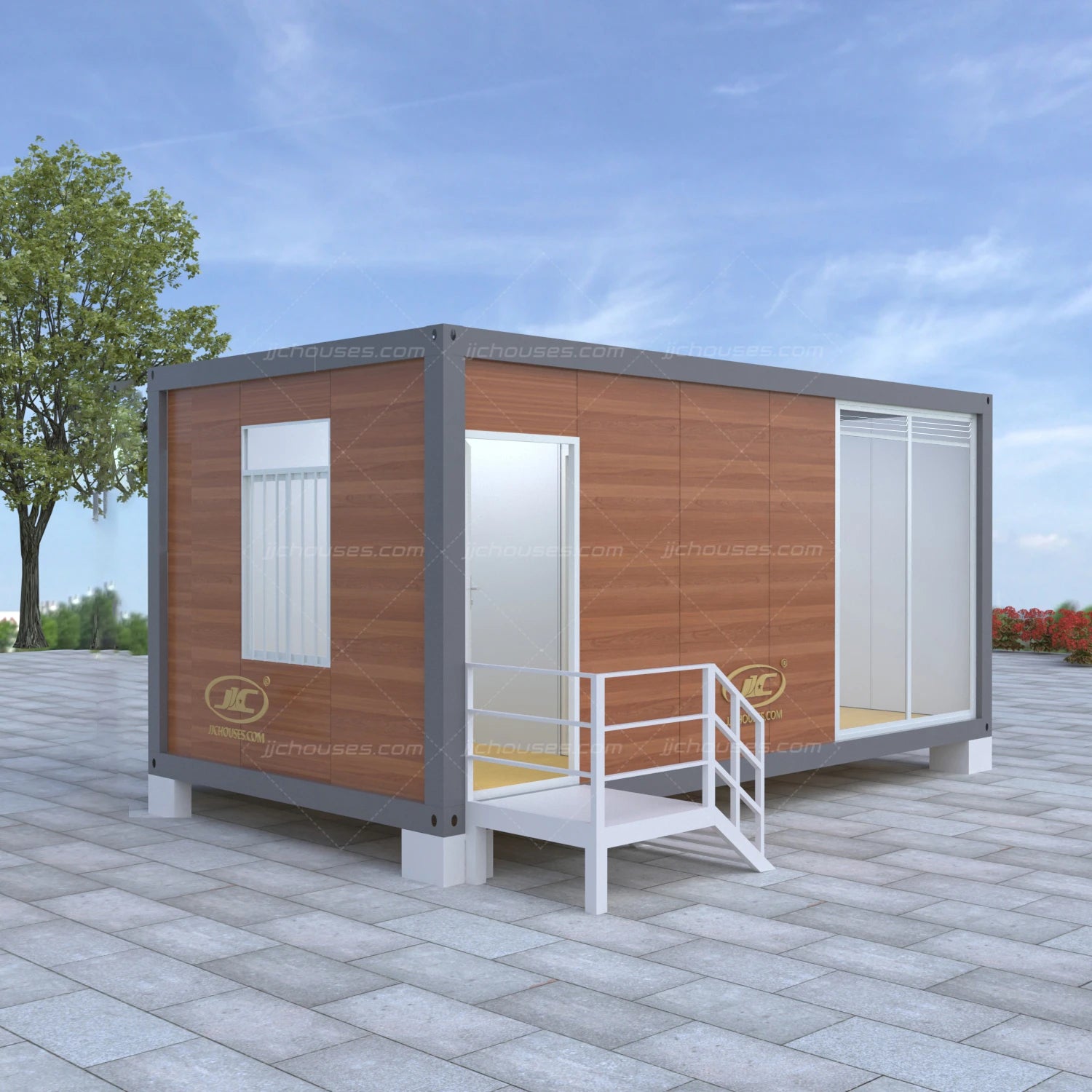 Portable Ready Made Tiny Two Story 40 Feet Container Modern Design Steel Sandwich Panel Flat Pack for Hotel Use Factory Cheap