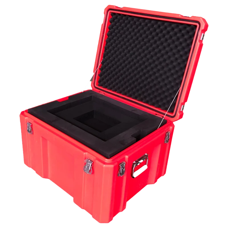 Waterproof Heavy Duty Hard Plastic Storage Transportation Case Rotomolded Box OEM ODM IP65 600x500x400mm 5-Year Warranty