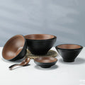 Japanese Restaurant Large Melamine Soup Noodle Ramen Pasta Bowl Set