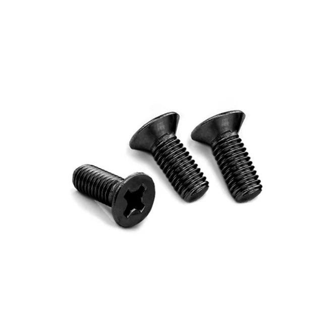 DIN965 ISO7046 A2 Stainless Steel Black Coating Cross Recessed Countersunk Flat Head Screws