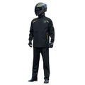Durable Motorcycle Long Split Raincoat Waterproof Windproof with Reflective Anti-Riot Feature for Travel and Tourism