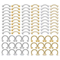 ASTM F136 Titanium Piercing Horseshoe Eyebrow Ring Hoop 16G Ear Tragus Cartilage Helix Conch Earrings Body Piercing Jewelry