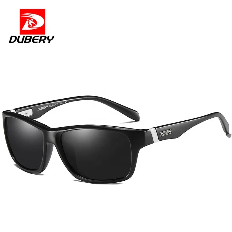 DUBERY  Polarized TAC Lenses PC Frame Blue Sunglasses Wholesale Unisex Men UV400 2026 Sport Fashion Fishing Running Sunglasses