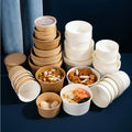 Best Sale Waterproof Heat Resistant 24oz Disposable Round and square Rice and Soup Bowl