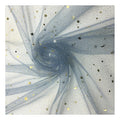 Luxurious Embroidered Knitted Sequin Mesh Tulle Star Moon Glitter Bridal Wedding Home Textile Fabric MegaBDM