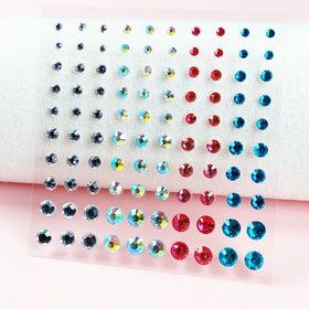 Custom Face Gems Stickers Children Makeup Sexy Luxury Body Art Crystal Stickers Waterproof Rhinestone Diamond Tattoo Stickers