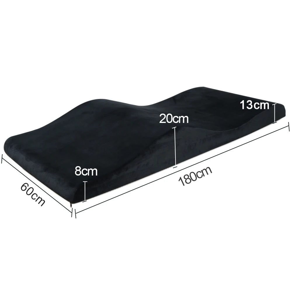 Custom Ergonomic Curved Memory Foam Mattress Topper for Lash Bed/Massage Bed-Aesthetic Table Eyelash Extensions & Visco Support