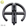 Custom Own Private Buckle logo Plating Color Zinc Alloy Brand Name Slide Click Belt Buckle for Men