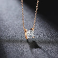 SGARIT 2022 Wholesale 1CT Moissanite Pendants & Charms Custom Rose Solid Gold 14K & 18K 1CT Moissanite Necklaces Jewellery