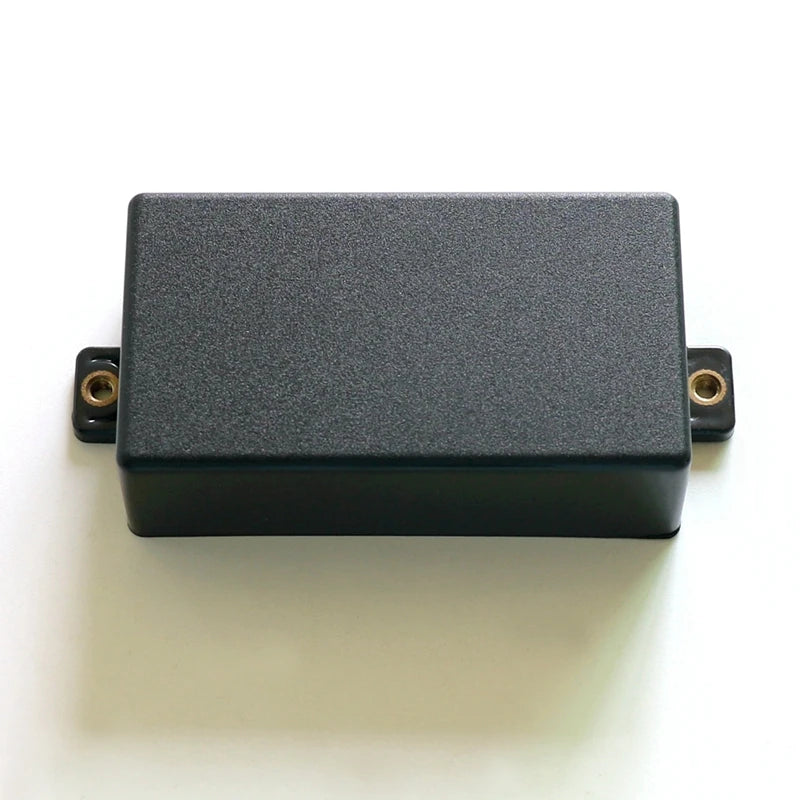 Donlis PC40 Matt Black Color Blank Active Humbucker Guitar Pickup Cover White Plastic Closed Style From Parts Supplier