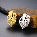 Fashion Stainless Steel Charm for Lovers Gold Plated Lovers Pendant for Women Necklace Accessories for Jewelry Making