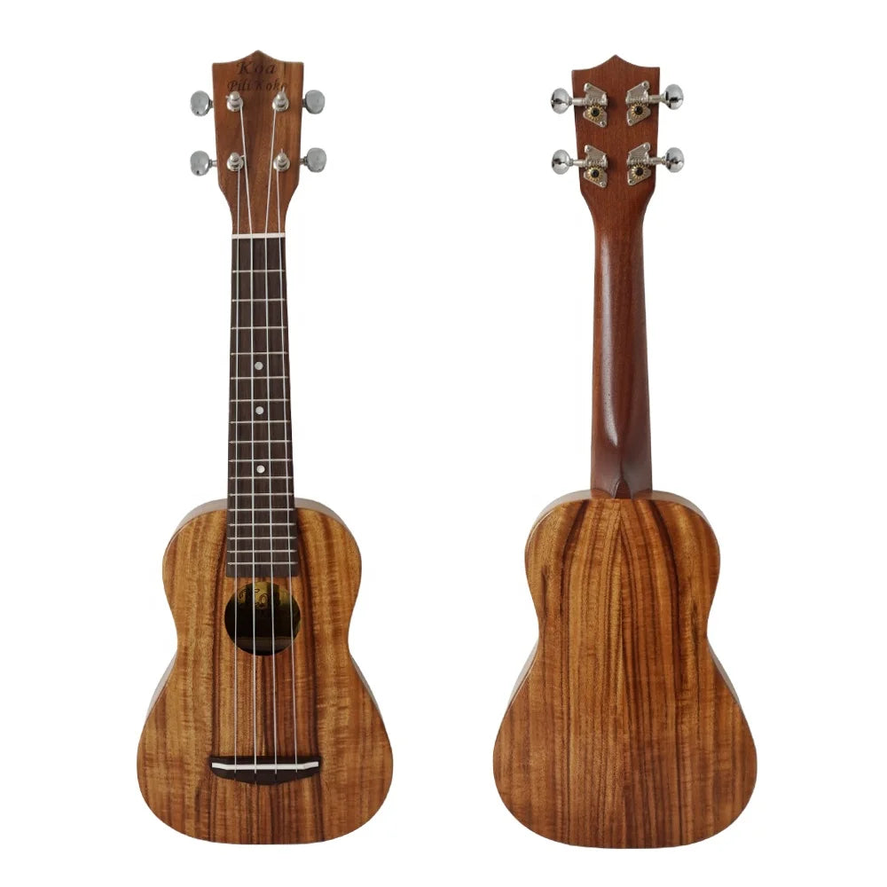Aiersi Brand High Grade soprano All Solid Koa Ukulele Custom logo KPK Professional 21 Inch Guitar Uku String Musical Instrument