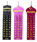 Eid Mubarak Calendar Felt Ramadan Wall Hanging Numbered Countdown Calendar Felt Eid Mubarak Advent Calendar 2022