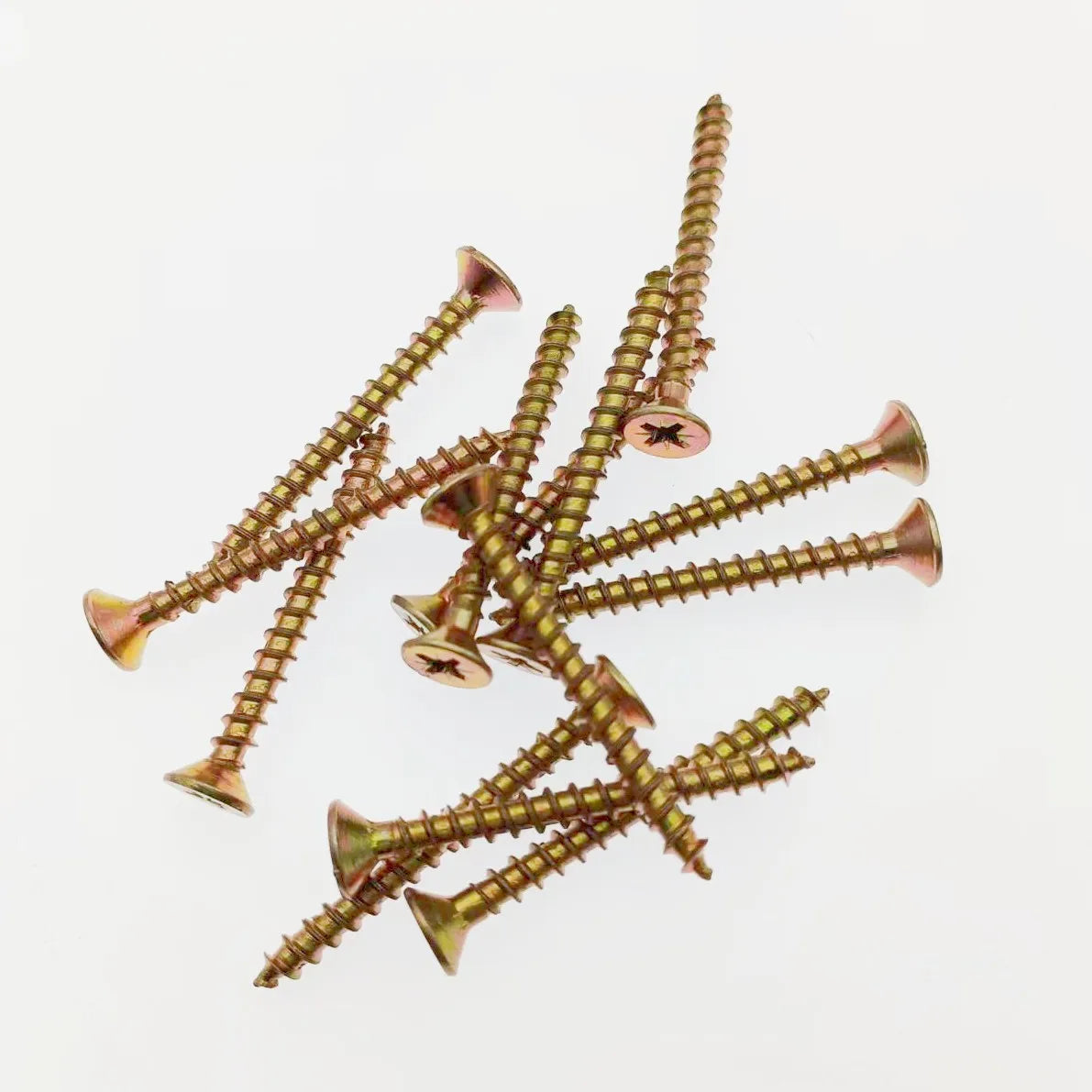 Plated Drywall Screw High Strength Plain Zinc Yellow Stainless Steel Fiberboard Screw ISO Standard Grade 4.8 3mm-60mm