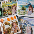 50pcs/pack Sticker Book Scattered Daily Series Literary Handbook Decoration Material Stickers