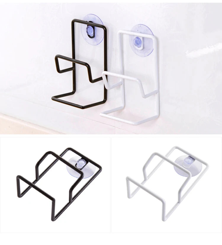 Practical Household Gadget Bathroom Storage Holders With Sucking Disc Toothbrush Toothpaste Portable Storage Rack