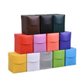 Factory Wholesale Solid Color TCG Card Storage Box Plastic Case for PokÃ©mon Yu-Gi-Oh Ultraman Card Brick Organizer