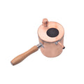 New GREENVIVE Red Copper Bee Wax Melting Pot with Wooden Handle for Bee Farm Use 5 Year Warranty