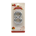 Numeral Candles Number 0-9 Cake Cupcake Topper Happy Birthday Easter New Year Multicolor Blister Card Paraffin Wax Candle
