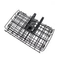 RIDERACE Bicycle Foldable Metal Wire Basket Front Bag Casing Pouch Luggage Basket for Mountain Bike Folding Handlebar Basket