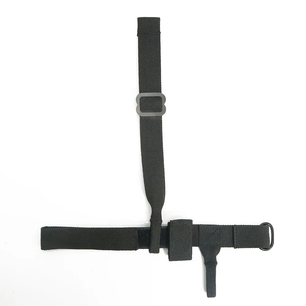 Outdoor Heavy Duty Tactical Keychain Clips Holder Straps with Buckle for Gun Sling Belt and Gear Attachment
