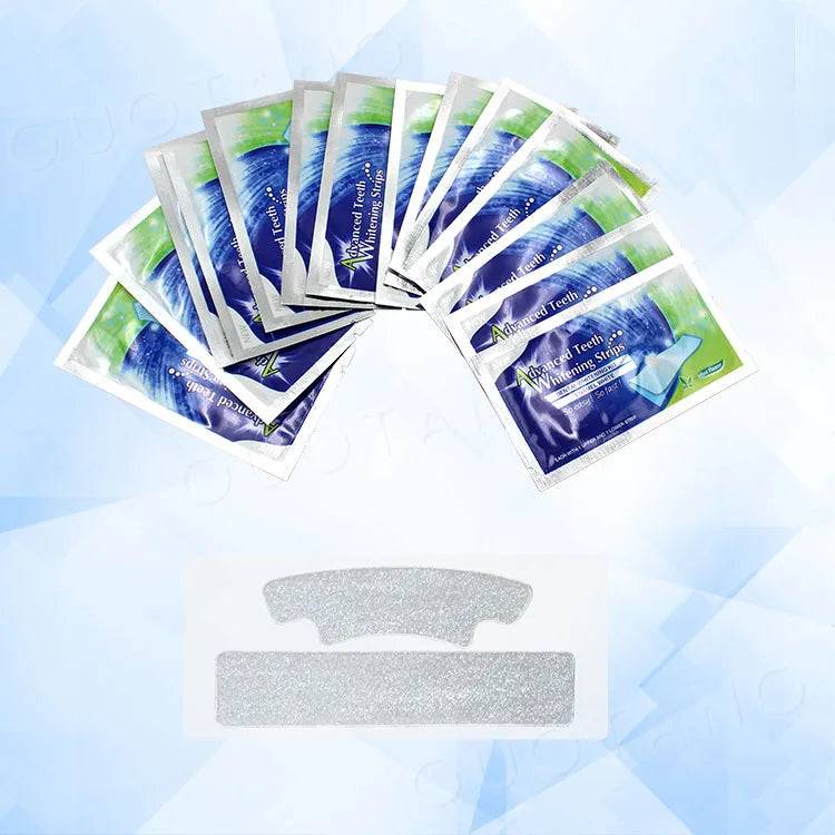 Wholesale Dental Professional Flash Private Label Logo Branded Flavor Mint 3D Teeth Whitening Strips