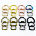 MeeTee XP047 19mm Luggage Strap Hardware Bag Strap Connective Spring D Ring Buckle Zinc Alloy Snap Ring Chain Lock Hook
