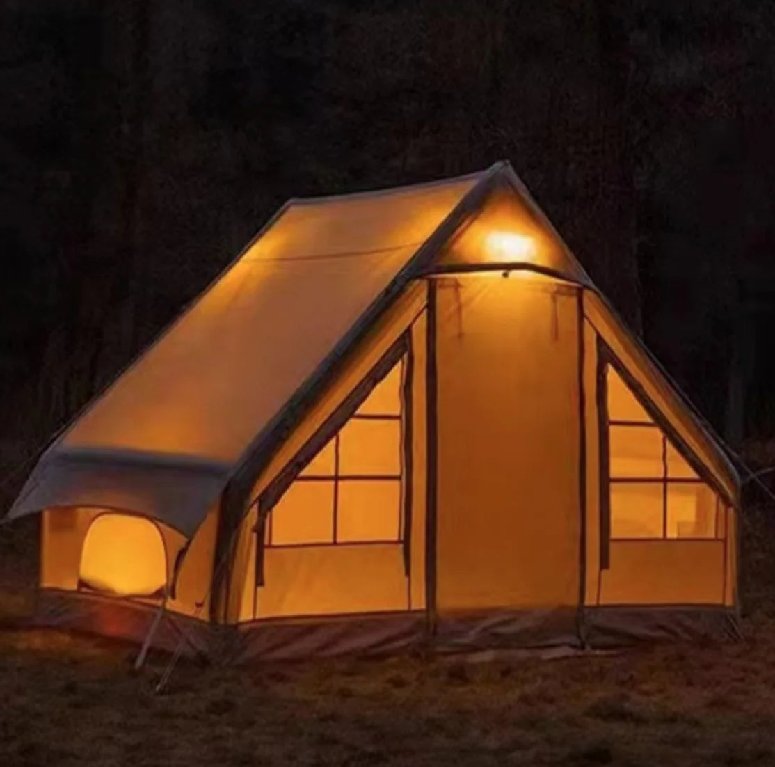 Promotion 2*3m Best Camping Air Tent 420D Oxford Canvas Bubble House Inflatable Tent