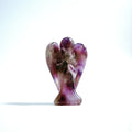 Huiying Low Price 2 Inch Stone Amethyst Angel Statue