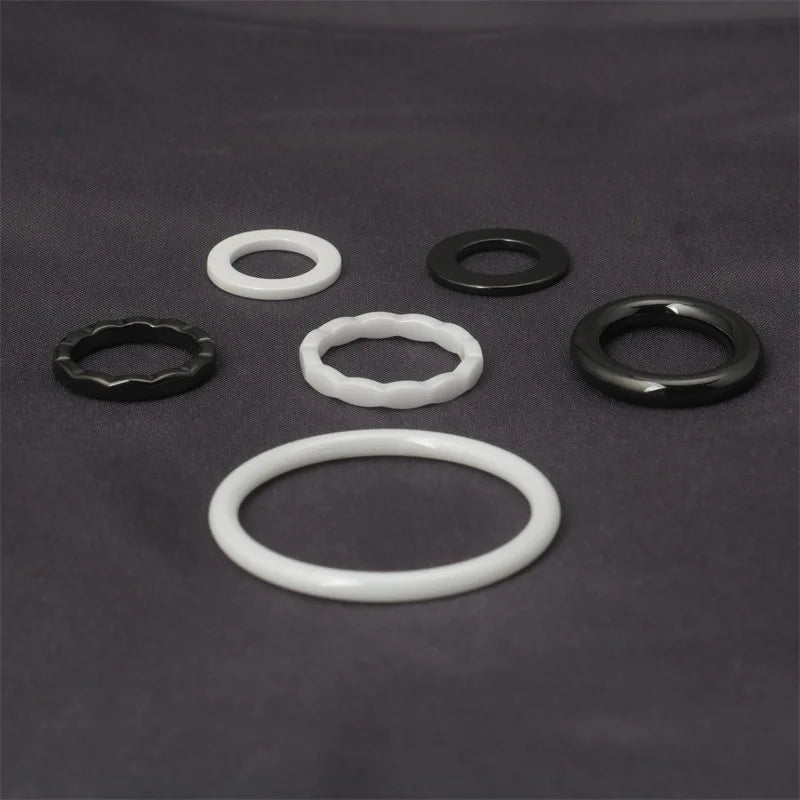 Space Porcelain Circle Zirconia Ceramic Pendant Necklace Bracelet Diy Space Jewelry Accessories