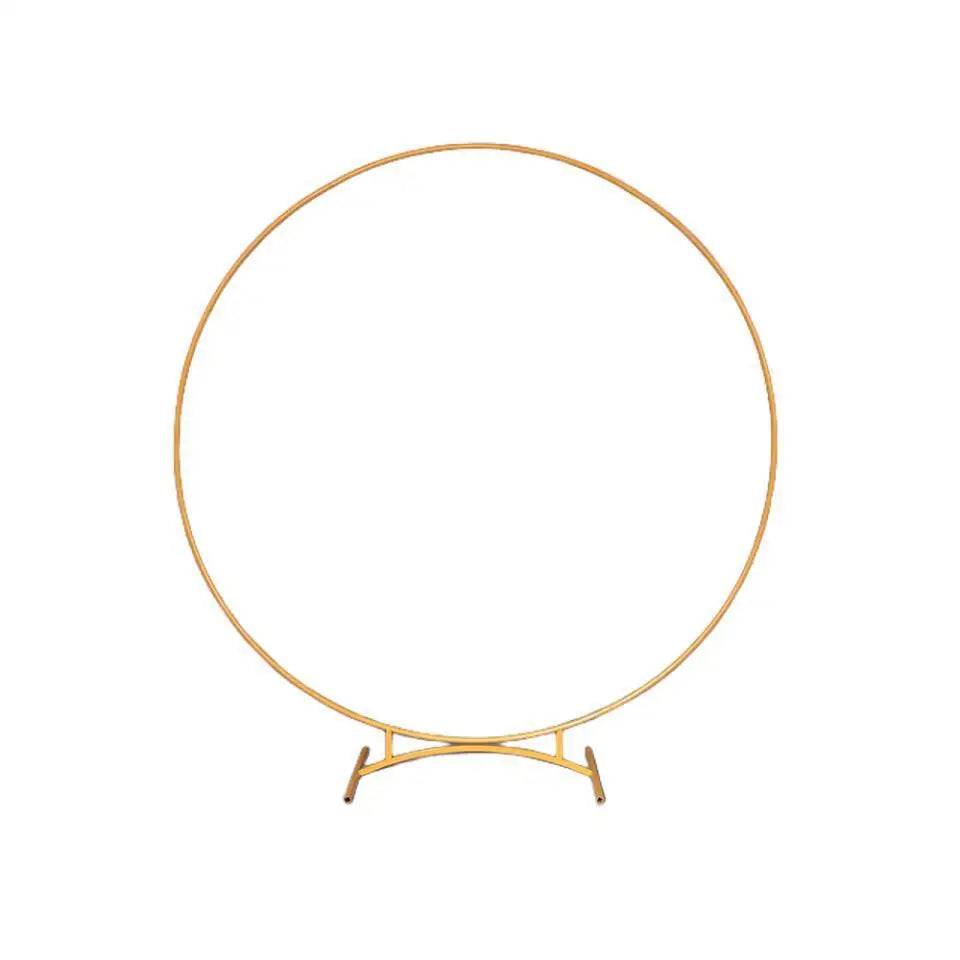 HOT Detachable Metal Arch Wedding Background Garden Balloon Arch Stand Circle Multi Size for Birthday Party Graduation Decor