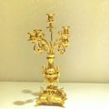 European Luxury Golden Copper Candlestick Timmonsi Contemporary Design Model 9855-6T for Home Hotel Wedding Exhibition Decor