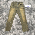 DENIMGUYS Custom Mens Washed Vintage Style Luxury Baggy Wide Leg Pants Men Carpenter Stacked Jeans