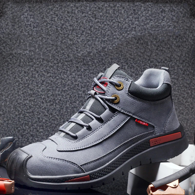 New Anti Smashing Anti Piercing Steel Toe Head Construction Site Work Shoes Waterproof Electric Welding Safety Shoes