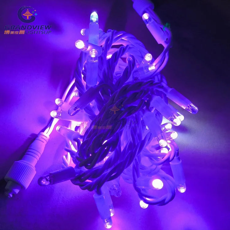 Outdoor Wedding and Christmas Decorate LED String Light Waterproof Rubber Cable Christmas Decorate String Light
